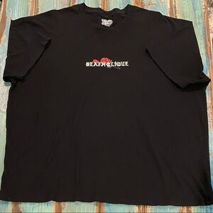 Death Clique 4XL Roses Tattoo T Shirt Australia Black Mens Graphic Tee Urban